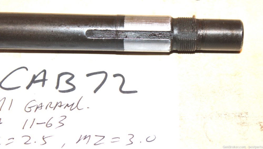  M1 Garand Barrel, Springfield Armory USGI, 11-63 -#CAB72-img-9