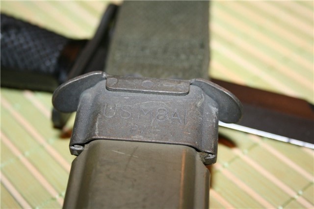 Genuine US Military Surplus Bayonet M4 Bayo for M1 Carbine PWH Scabbard-img-3