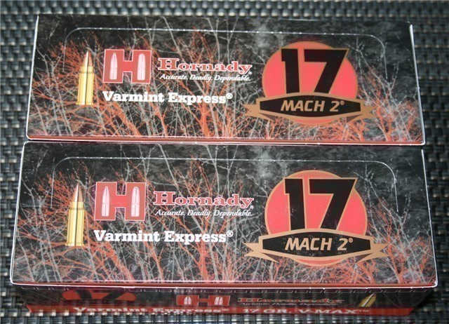 1000rds Hornady .17 HM2 Mach 2 AMMO V MAX 17-img-1