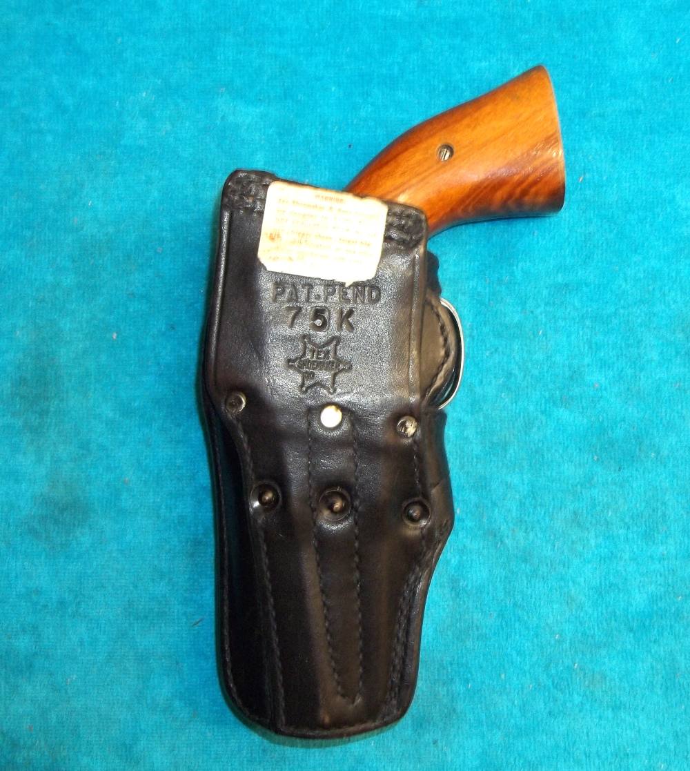 NOS R/H Tex Shoemaker QUICKFRONT Duty Holster Smith Wesson 4" K 13 19 64 65-img-1