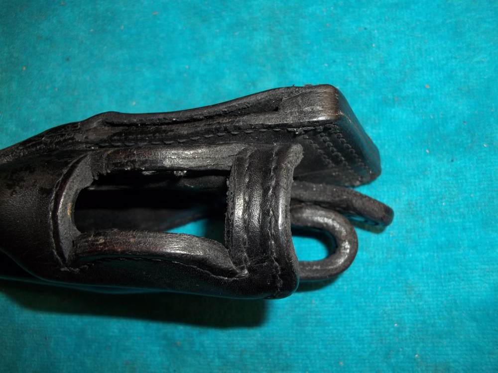 NOS R/H Tex Shoemaker QUICKFRONT Duty Holster Smith Wesson 4" K 13 19 64 65-img-7