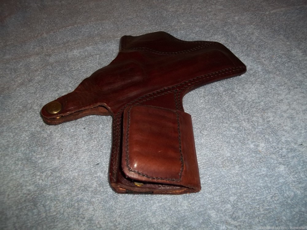HOLY GRAIL? NOS Desantis SHELLHAMMER SPECIAL L/H Holster S&W K Ruger 4" -img-5