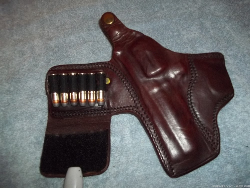 HOLY GRAIL? NOS Desantis SHELLHAMMER SPECIAL L/H Holster S&W K Ruger 4" -img-2