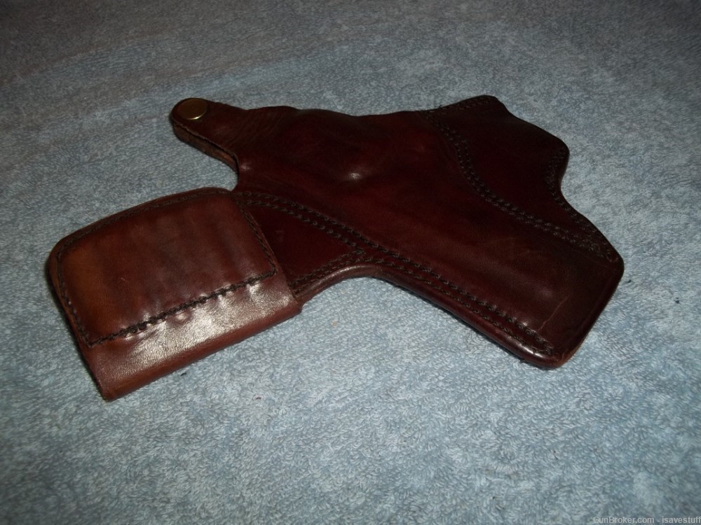 HOLY GRAIL? NOS Desantis SHELLHAMMER SPECIAL L/H Holster S&W K Ruger 4" -img-6