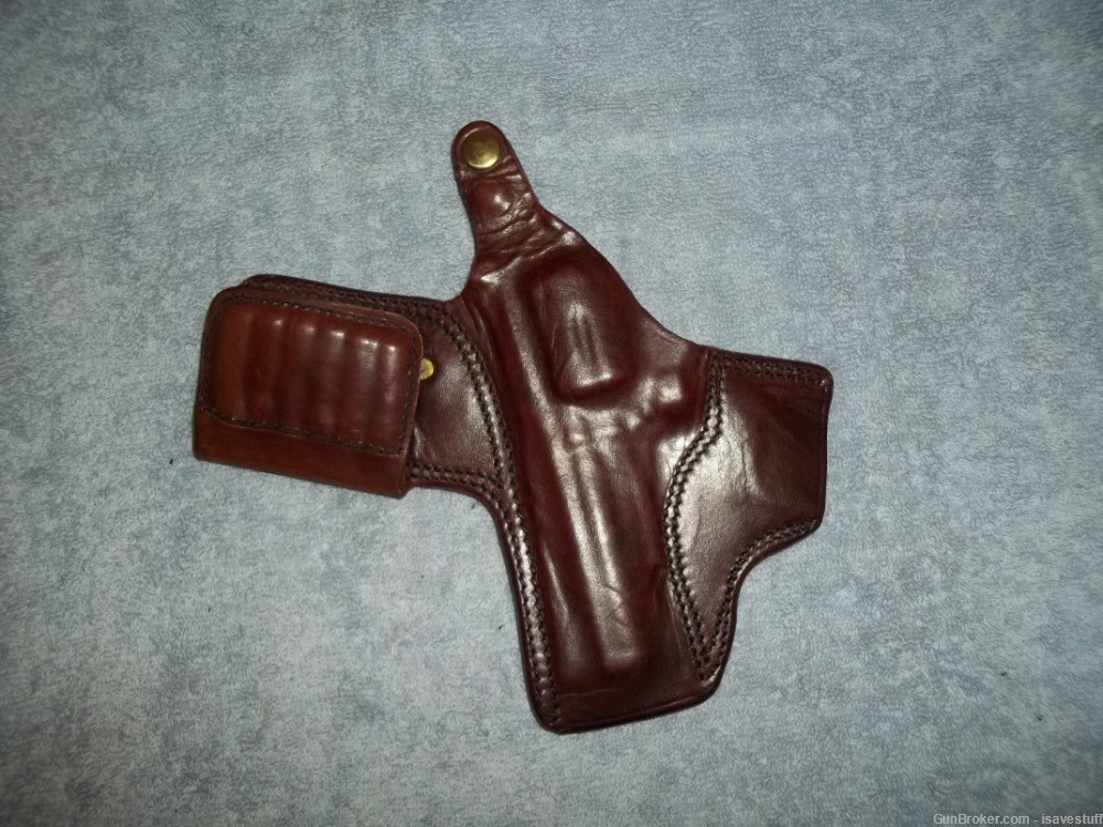 HOLY GRAIL? NOS Desantis SHELLHAMMER SPECIAL L/H Holster S&W K Ruger 4" -img-7