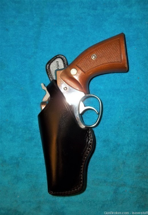 Smith Wesson 19 66 SNUB Bucheimer NOS L/H Leather Holster Ruger Service 6-img-1