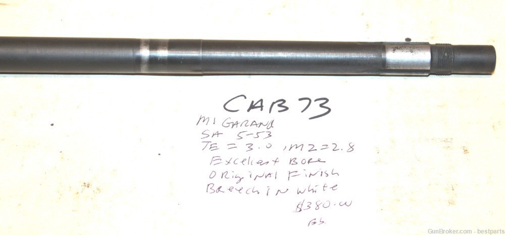  M1 Garand Barrel, Springfield Armory USGI, 5-53 -#CAB73-img-4