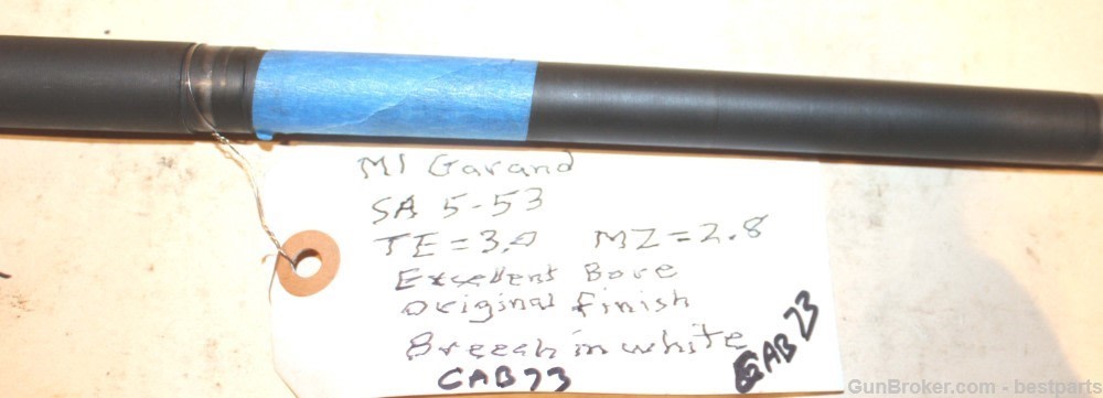  M1 Garand Barrel, Springfield Armory USGI, 5-53 -#CAB73-img-9