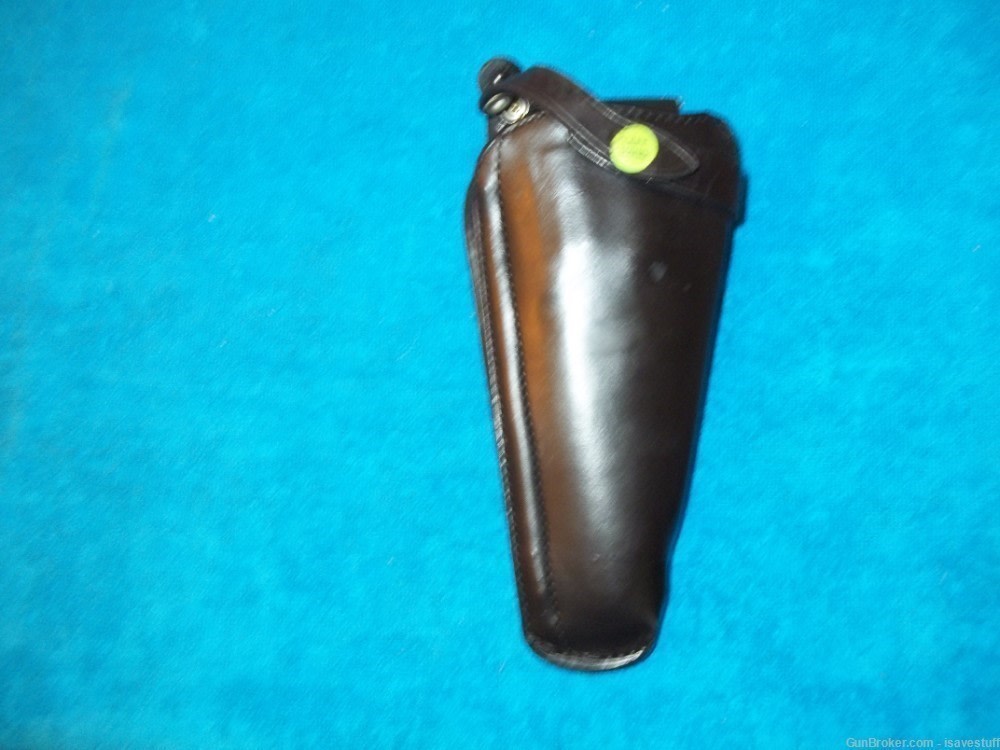 Bianchi RIOT PROOF Break Front L/H Leather Duty Holster Smith Wesson 6" K -img-0