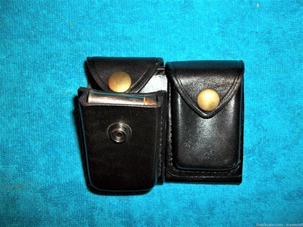 44 Magnum Vintage NOS Monarch 12 Round Belt Slide Ammo Dump Pouch-img-7