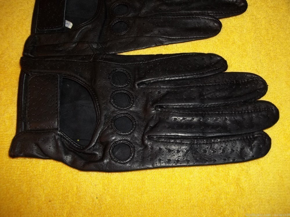 Vintage NOS Damascus D530 Cabretta Leather Driving Gloves sz 9-img-3