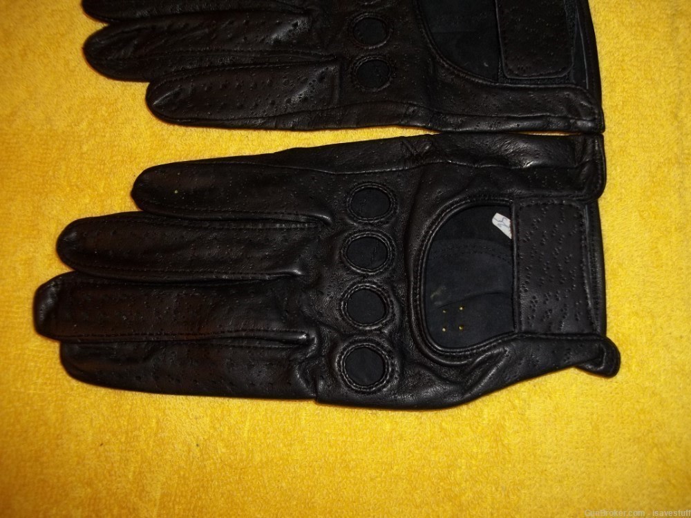 Vintage NOS Damascus D530 Cabretta Leather Driving Gloves sz 9-img-4