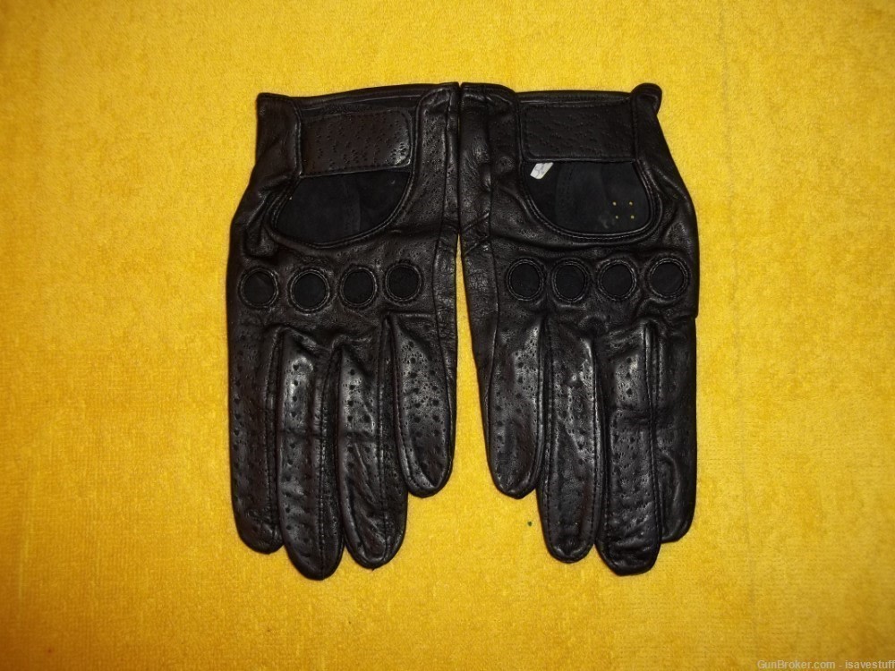 Vintage NOS Damascus D530 Cabretta Leather Driving Gloves sz 9-img-2