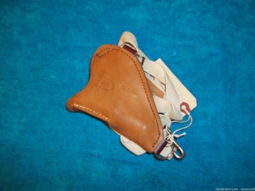 NOS Bucheimer L/H Inverted Shoulder Holster Bullitt Smith Wesson 36 Chief-img-0