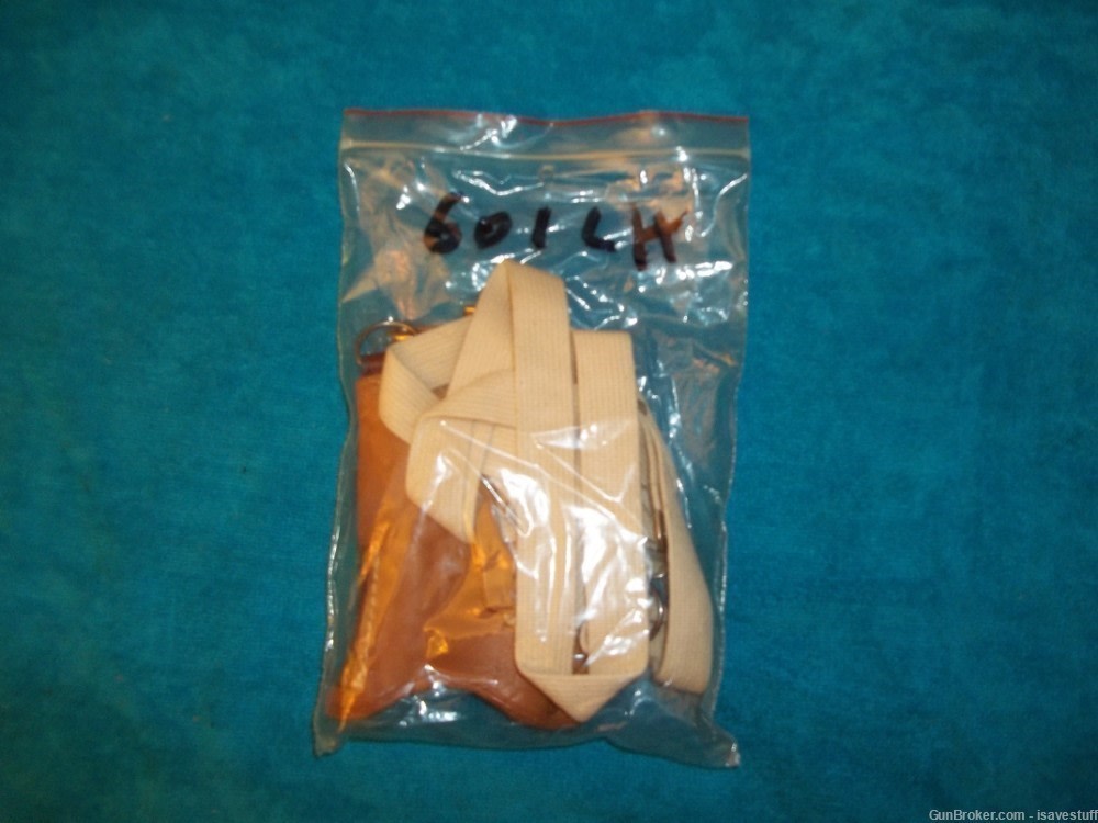 NOS Bucheimer L/H Inverted Shoulder Holster Bullitt Smith Wesson 36 Chief-img-3
