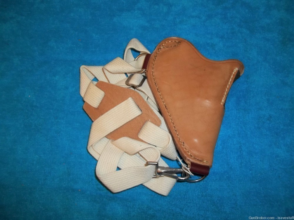 NOS Bucheimer L/H Inverted Shoulder Holster Bullitt Smith Wesson 36 Chief-img-2