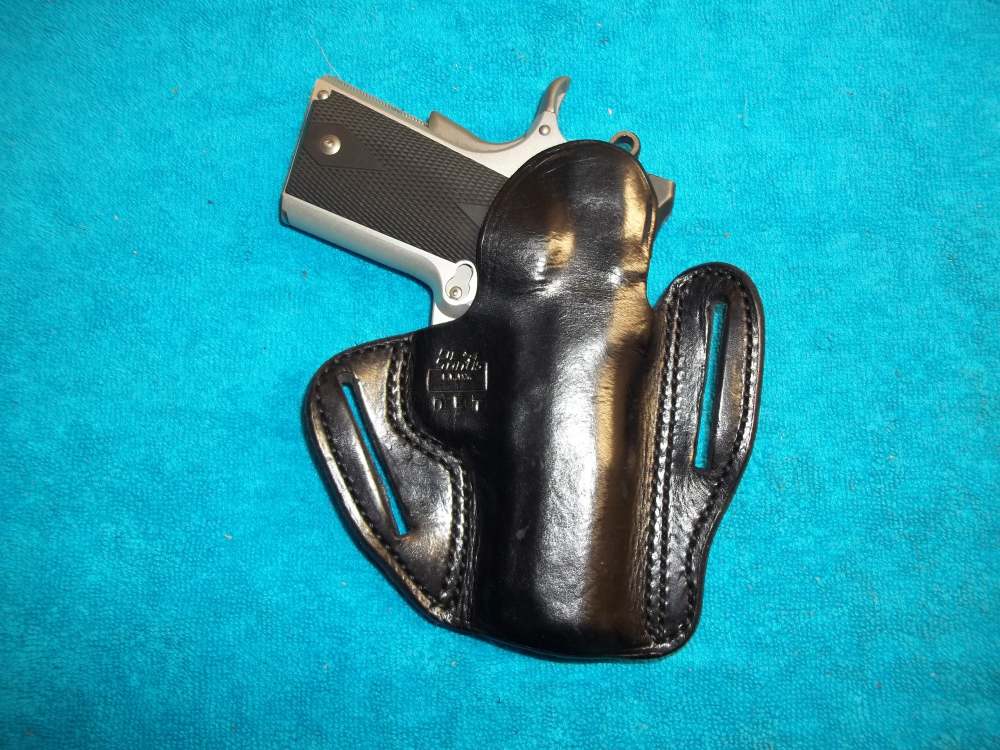 Detonics Combat Master Vintage Desantis Open Top L/H Speed Scabbard Holster-img-1