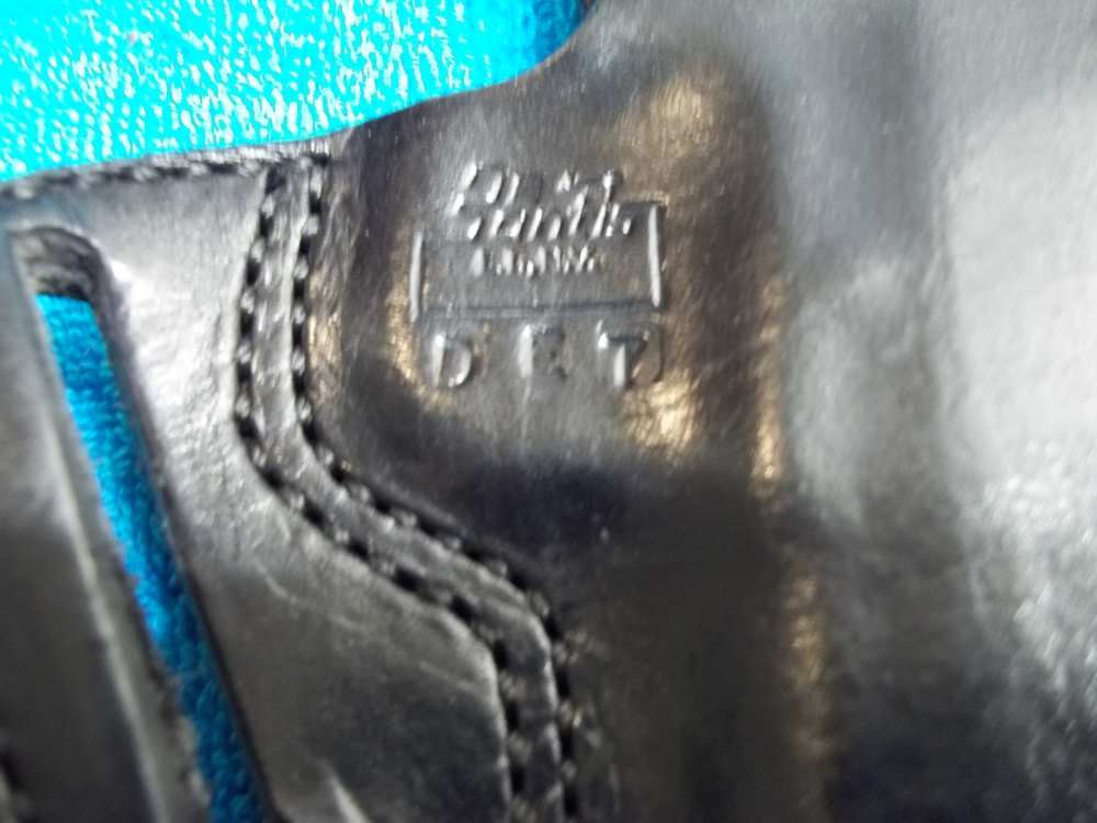 Detonics Combat Master Vintage Desantis Open Top L/H Speed Scabbard Holster-img-8