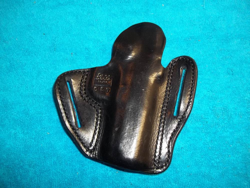 Detonics Combat Master Vintage Desantis Open Top L/H Speed Scabbard Holster-img-7