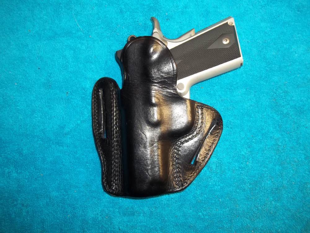 Detonics Combat Master Vintage Desantis Open Top L/H Speed Scabbard Holster-img-0