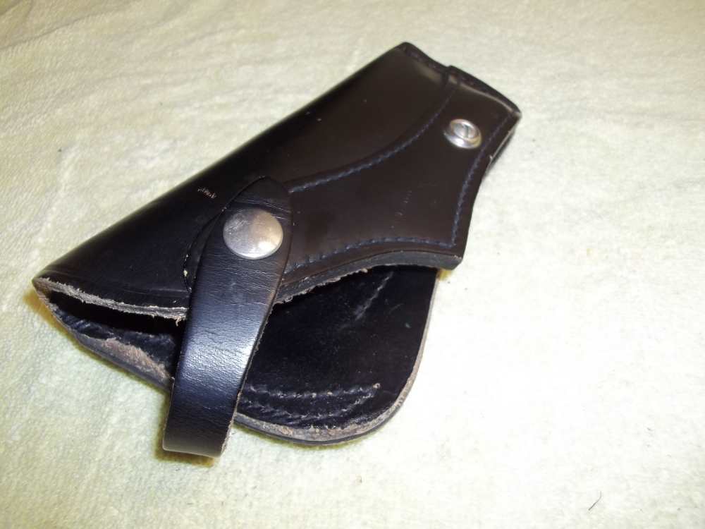 RARE JAY-PEE COMBAT CROSSDRAW R/H Leather Holster Smith Wesson Colt  38 357-img-4
