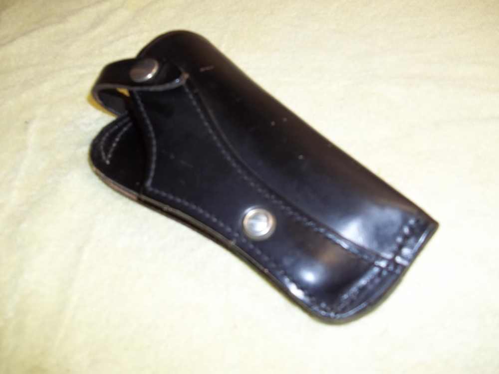 RARE JAY-PEE COMBAT CROSSDRAW R/H Leather Holster Smith Wesson Colt  38 357-img-5