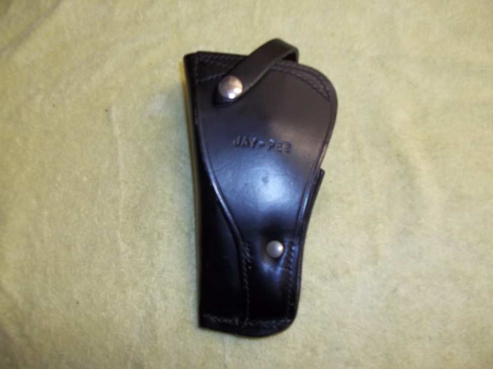 RARE JAY-PEE COMBAT CROSSDRAW R/H Leather Holster Smith Wesson Colt  38 357-img-7