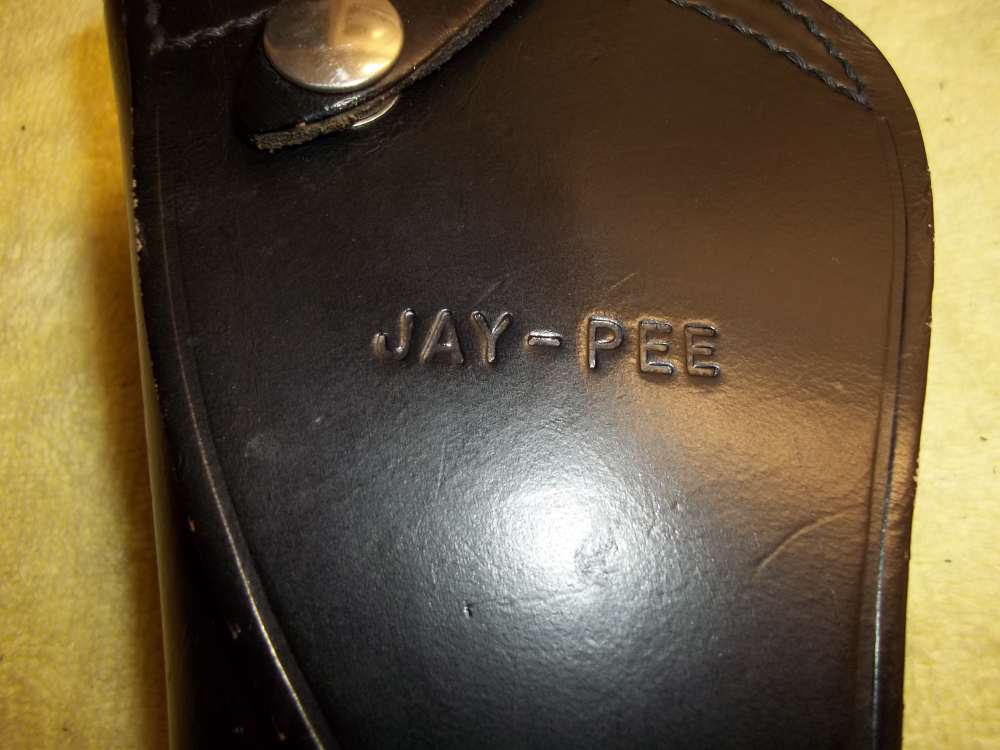 RARE JAY-PEE COMBAT CROSSDRAW R/H Leather Holster Smith Wesson Colt  38 357-img-8