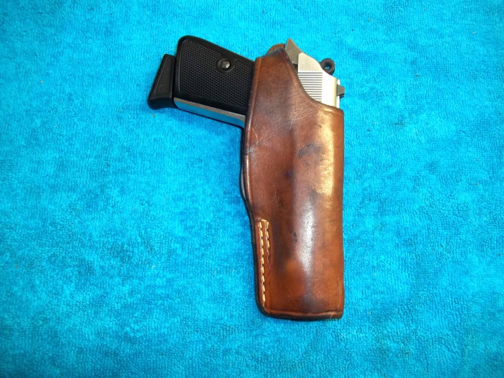 Very Early Bianchi Right Hand OWB Leather Holster Walther PPK PPK/s .380ACP-img-0