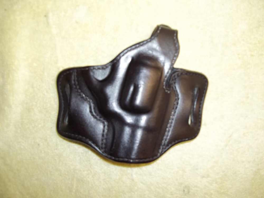 ROSS LEATHER R/H OWB Thumb Break LINED Holster Ruger SP101 2 1/4" barrel-img-7