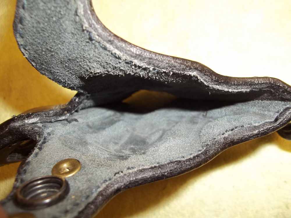 ROSS LEATHER R/H OWB Thumb Break LINED Holster Ruger SP101 2 1/4" barrel-img-6