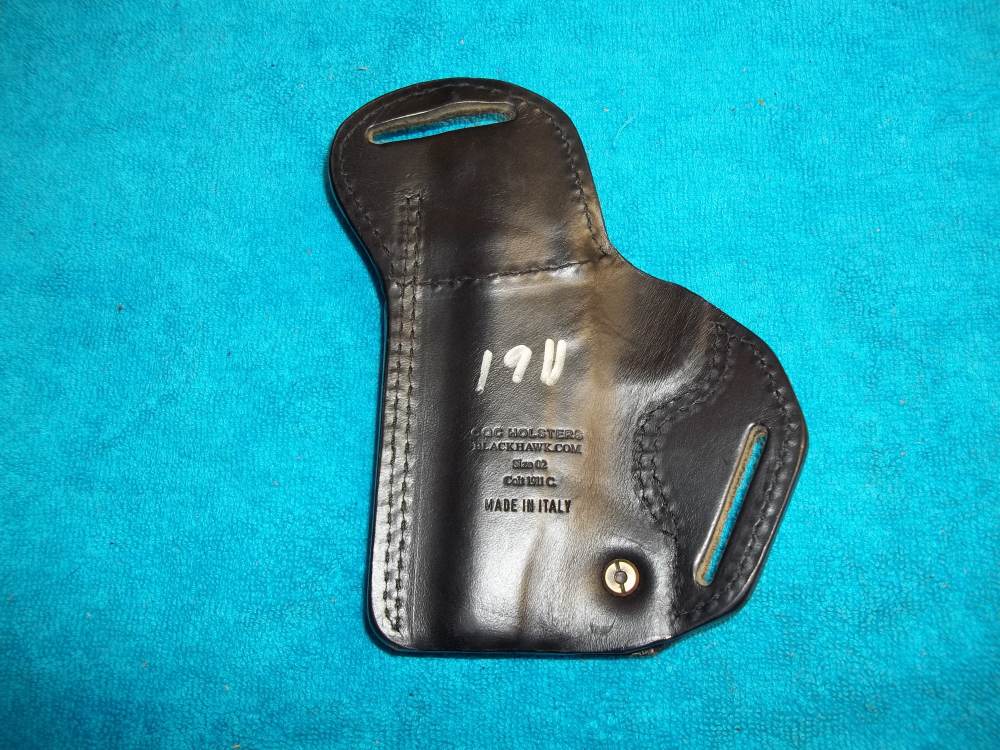 Colt Commander 1911  “Check-Six Holster” Right Hand SOB Leather Holster-img-5
