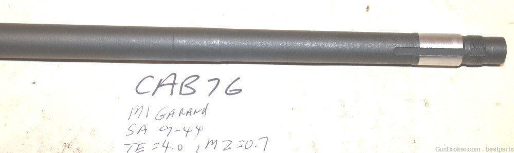 M1 Garand Barrel Springfield Armory, USGI, 9-44 - #CAB76-img-6