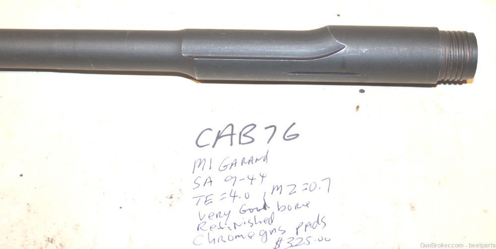 M1 Garand Barrel Springfield Armory, USGI, 9-44 - #CAB76-img-5