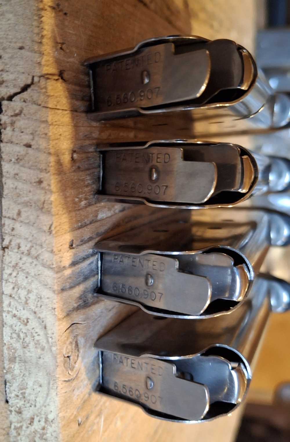 Lot of 4 (Four) Stainless 1911 Officer's Magazines J&J Baseplates-img-5