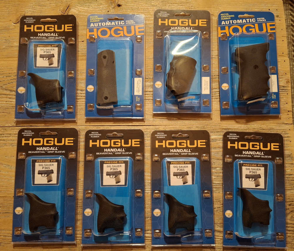 8 Piece Hogue Grip Lot Sig P365, P239, 1911-img-0