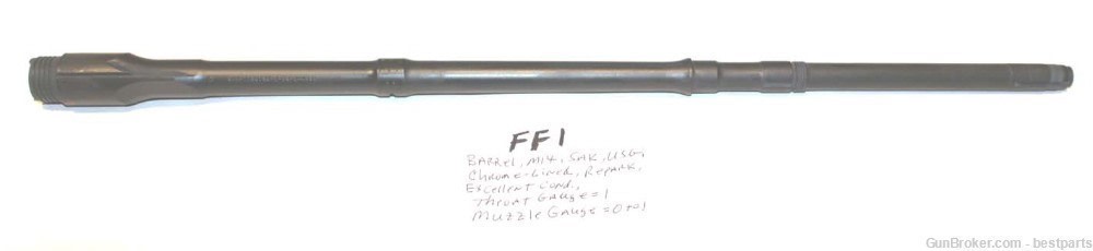 M14 Barrel "SAK", Chrome Lined Orig.Gauge Throat= 1, Muzzle= 0 to 1 - #FF1-img-0