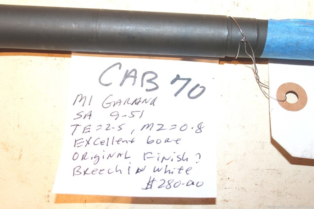 M1 Carbine Barrel, Commercial Barrel, MZ= 1.2 - #CAB79-img-5