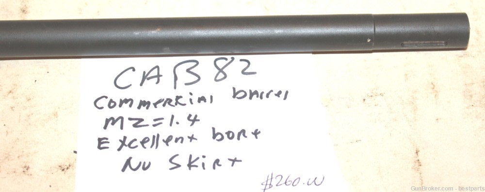 M1 Carbine Barrel, Commercial Barrel, MZ=1.4 - #CAB82-img-8