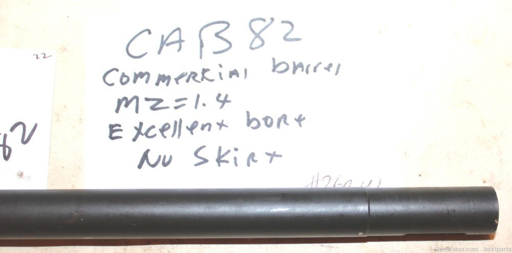 M1 Carbine Barrel, Commercial Barrel, MZ=1.4 - #CAB82-img-3