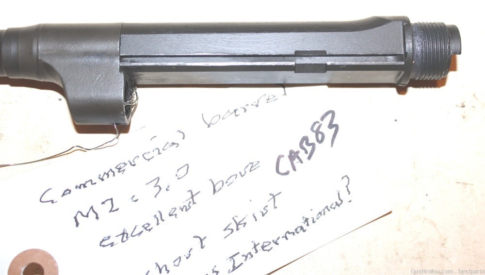 M1 Carbine Barrel, Commercial Barrel, MZ=3.0 - #CAB83-img-5