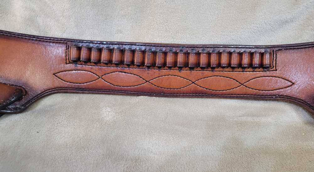 Rare, Vintage Alfonso Of Hollywood Leather Holster And Gunbelt Fastdraw Rig-img-17