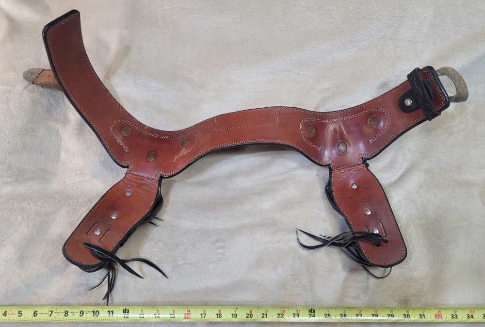 Rare, Vintage Alfonsos Of Hollywood Leather Holsters And Gunbelt Fastdraw R-img-15