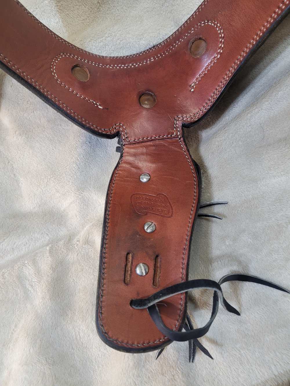 Rare, Vintage Alfonsos Of Hollywood Leather Holsters And Gunbelt Fastdraw R-img-17
