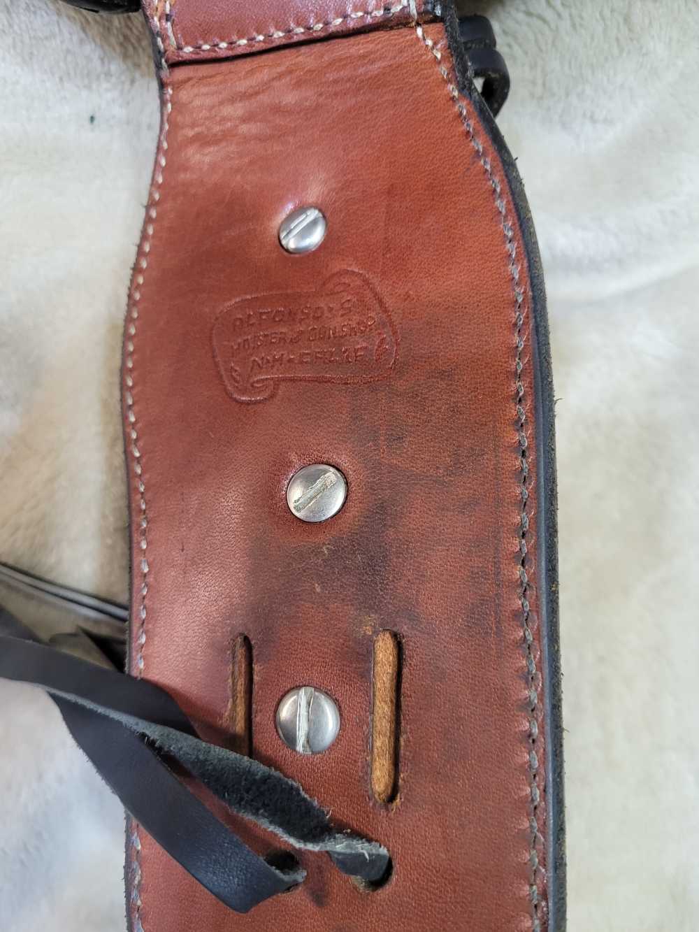 Rare, Vintage Alfonsos Of Hollywood Leather Holsters And Gunbelt Fastdraw R-img-13