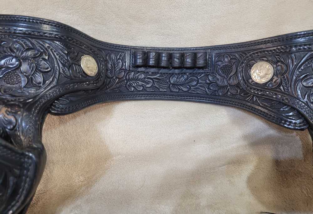 Rare, Vintage Alfonsos Of Hollywood Leather Holsters And Gunbelt Fastdraw R-img-11