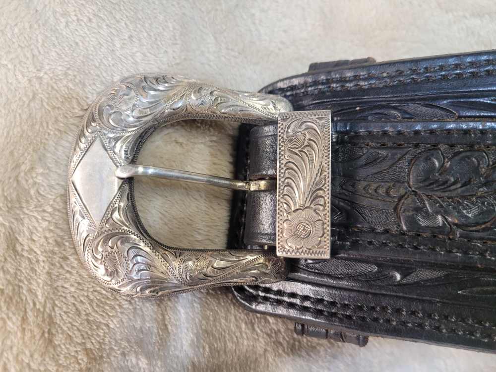 Rare, Vintage Alfonsos Of Hollywood Leather Holsters And Gunbelt Fastdraw R-img-18