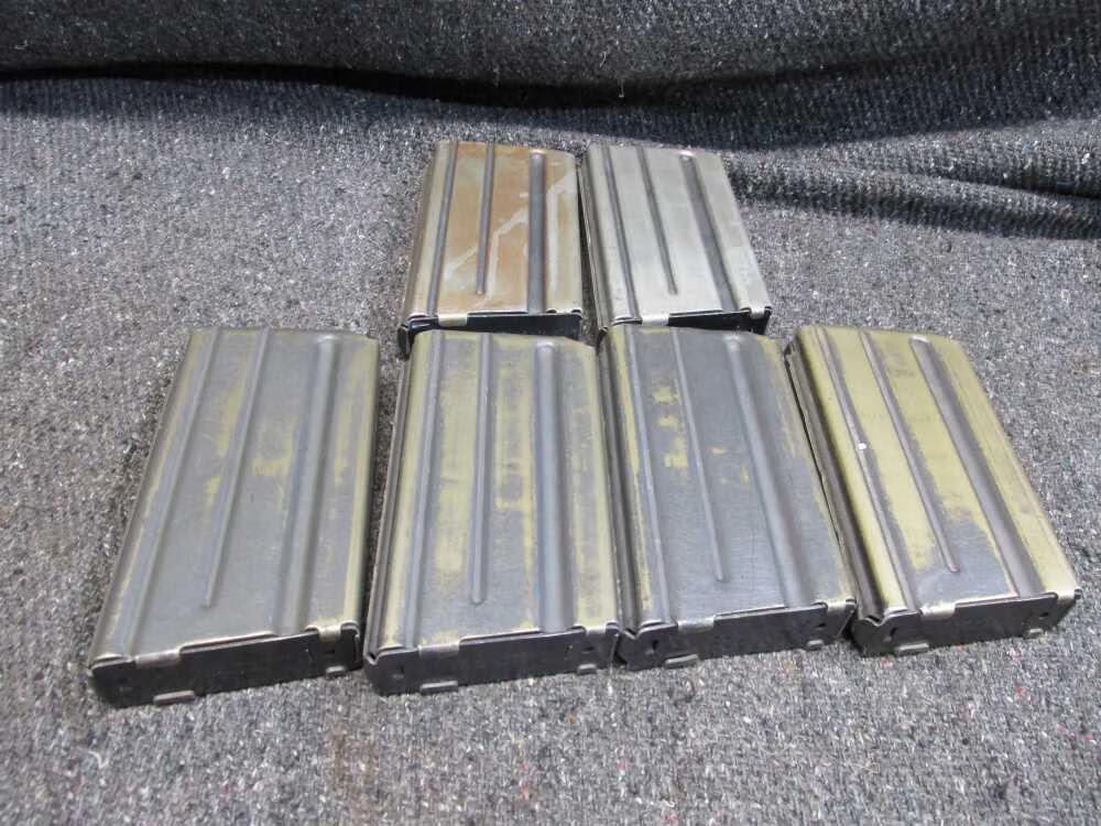 (6 TOTAL) USGI ADVENTURE LINE AR-15 M16 ORIGINAL 20RD 5.56/223REM MAGAZINE-img-2