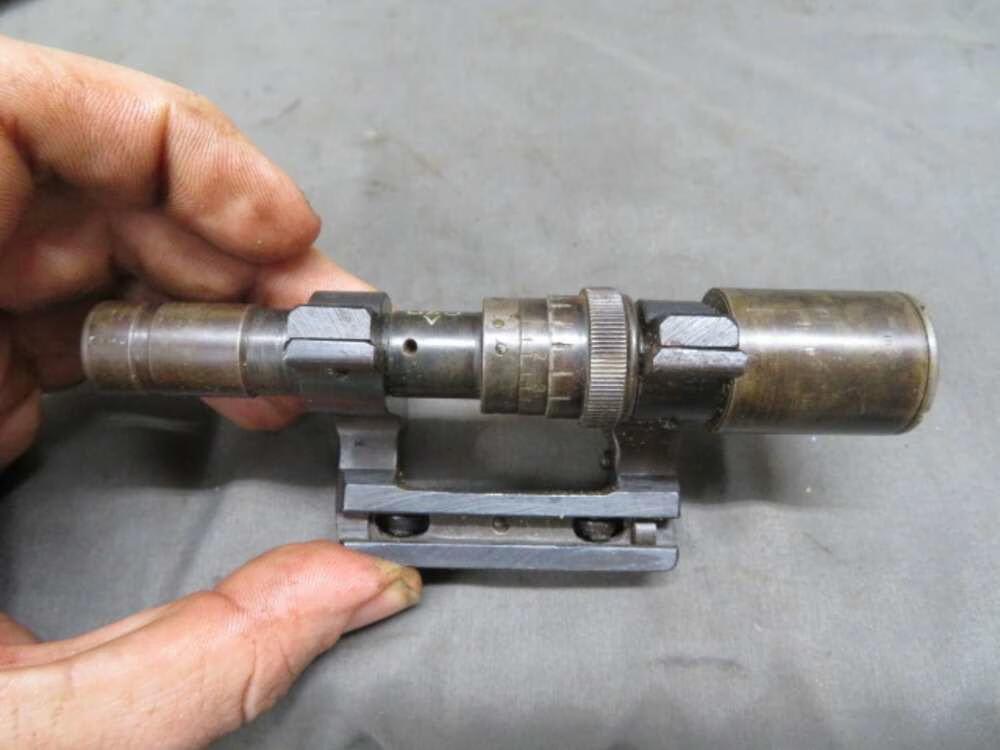 GERMAN WWII ZF 41 SNIPER SCOPE FOR 98K MAUSER RIFLE w/ ORIGINAL CASE-img-3