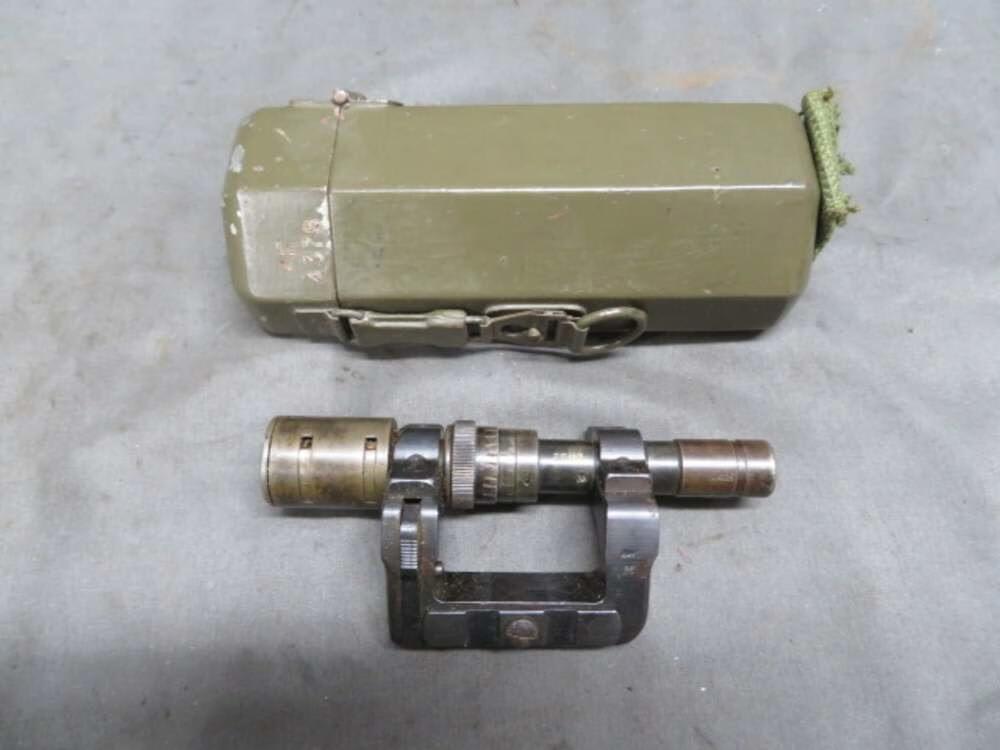 GERMAN WWII ZF 41 SNIPER SCOPE FOR 98K MAUSER RIFLE w/ ORIGINAL CASE-img-0